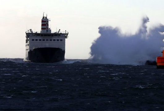 Slemt vejr sender Povl Anker p� havet