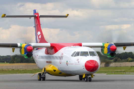 Flyrute f�r st�tte fra Region Hovedstaden