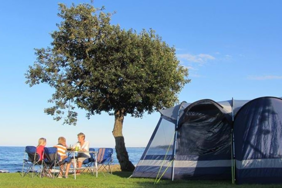 Skabte sig en formue p� campingplads
