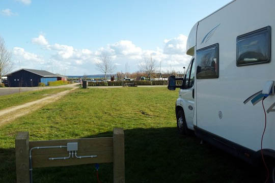 Autocampere p� kommunale havne