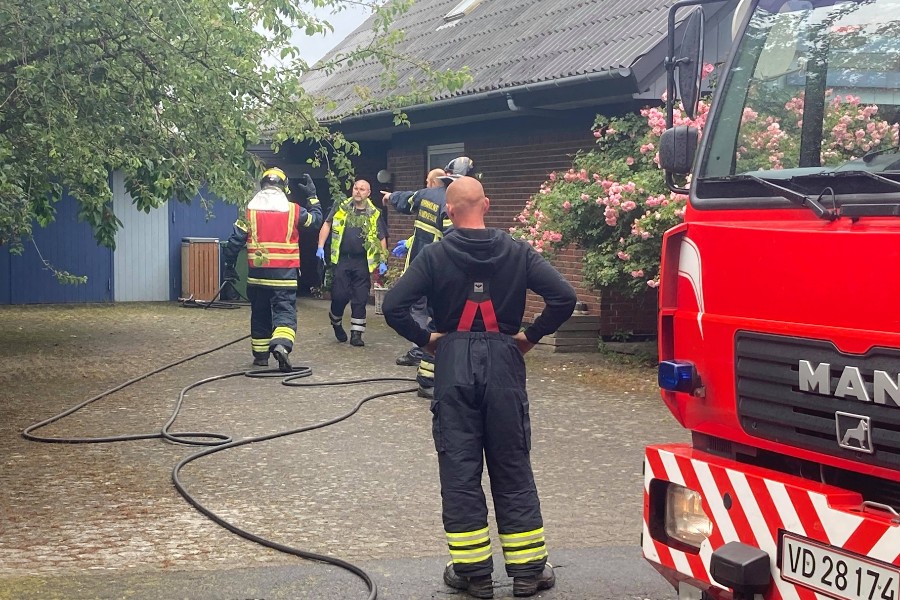 Brandalarm fra �ldre dame i Snogeb�k