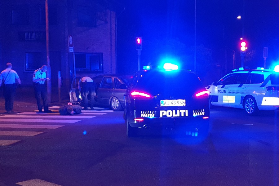 Spiritusbilist anholdt efter kort biljagt