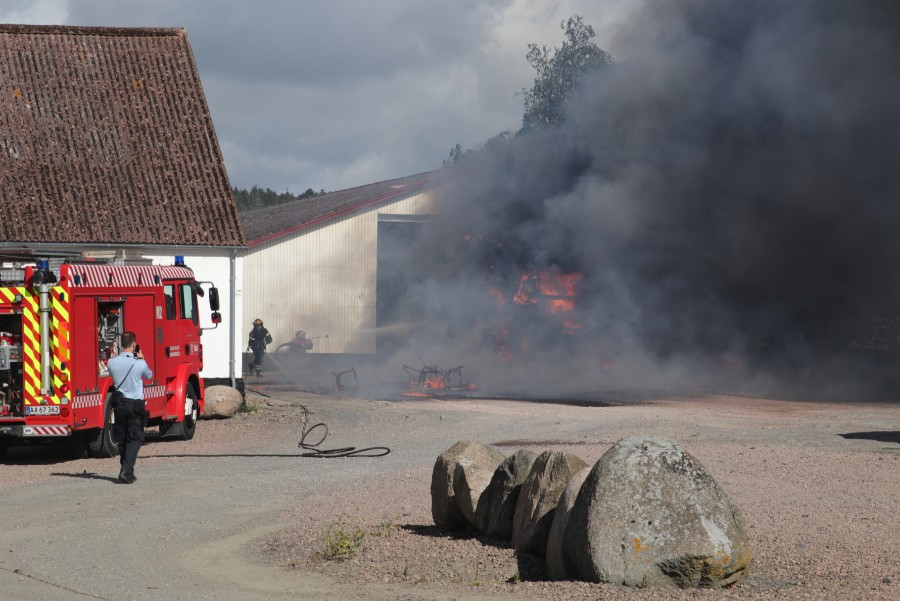 Brand i mejet�rsker p� Knarreg�rd