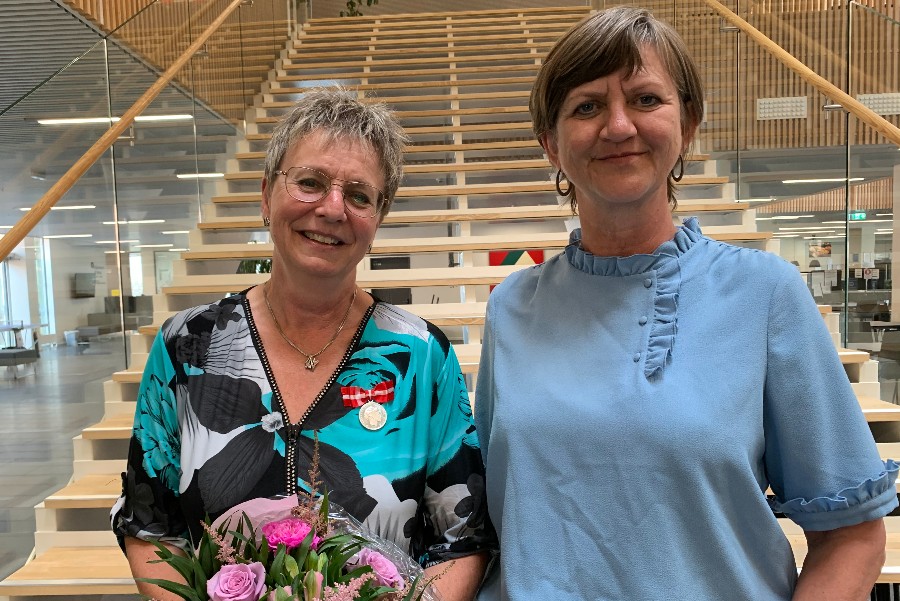 Medalje for 40 �rs tjeneste