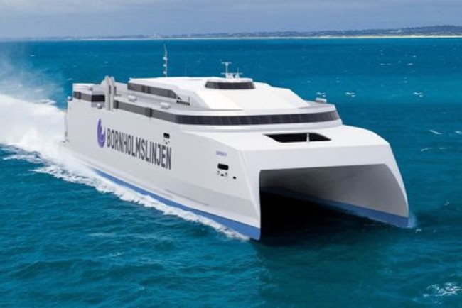 Bornholms nye gigantf�rge sat i produktion