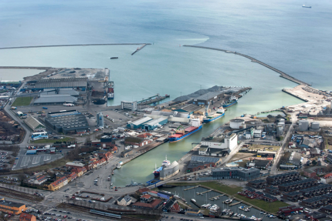 Milit�rt omr�de i K�ge Havn