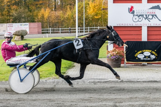 To storl�b p� travbanen samme dag