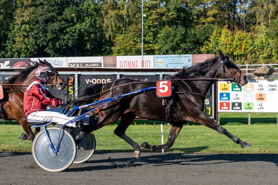 Frank Mikkelsen melder sig ind i titelkampen p� travbanen