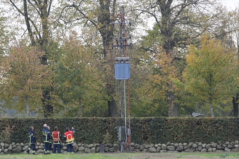 Brand i elmast ved Nyker