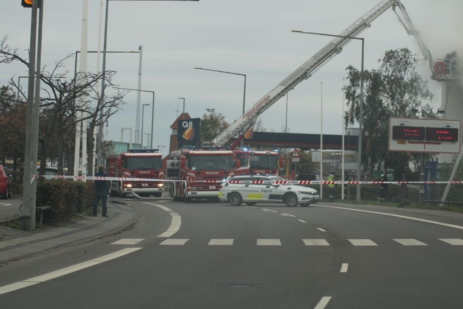 52-�rig mand sigtet efter brand i Velkomstcentret