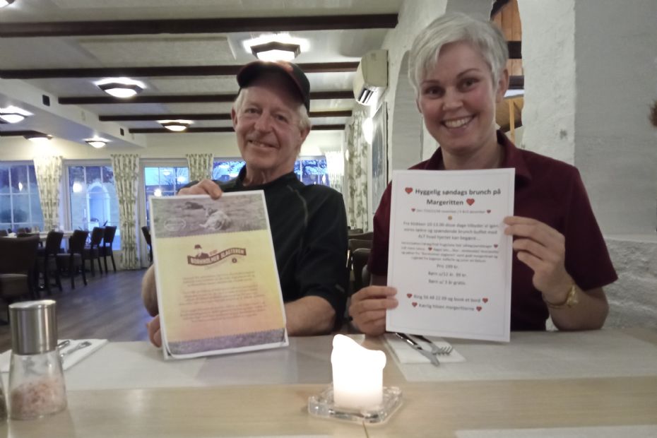 Brunch p� Margeritten i Allinge