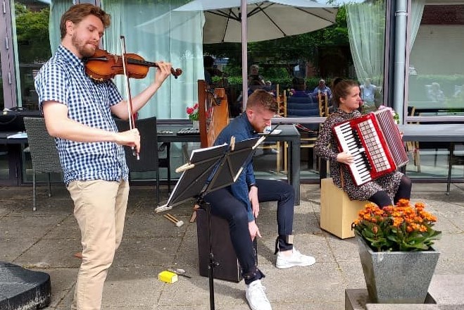 Koncerter p� plejecentre