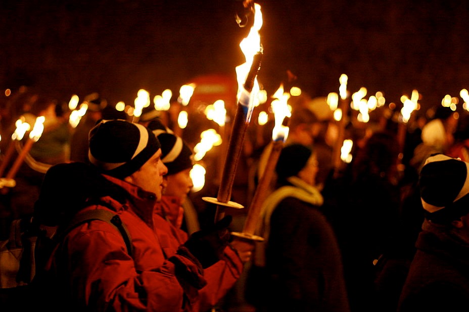 Fakkeloptog i Sandvig