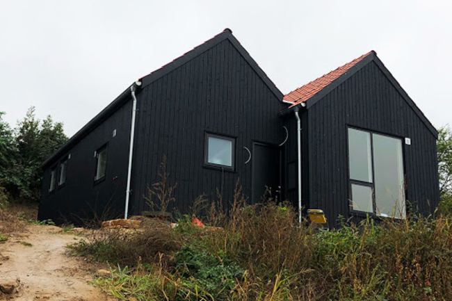 H�jere sommerhuse i Svaneke