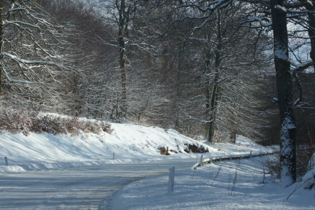 Mange mindre veje er ryddet men glatte