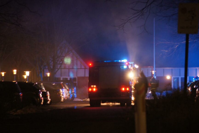 Fire forgiftet ved d�dsbrand i R�nne