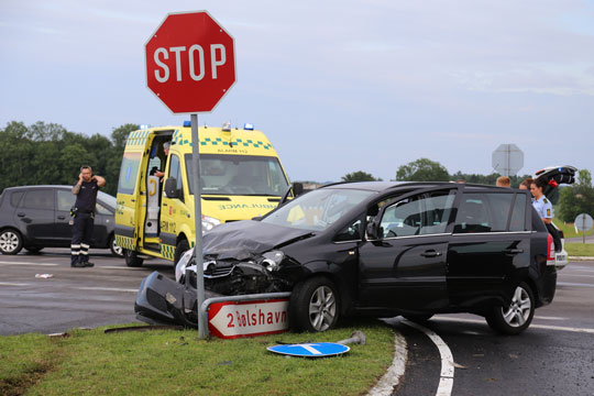 Biler fik skader for 16,4 mio. kr. i 2020