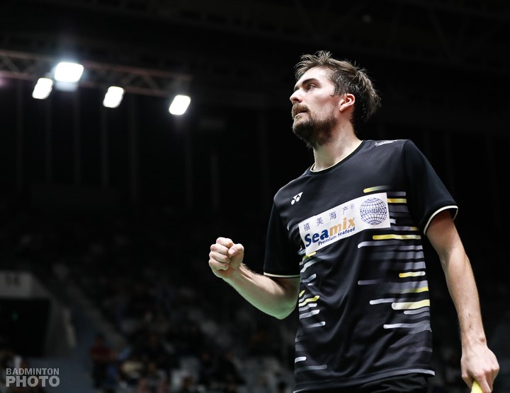 Mathias ude af All England