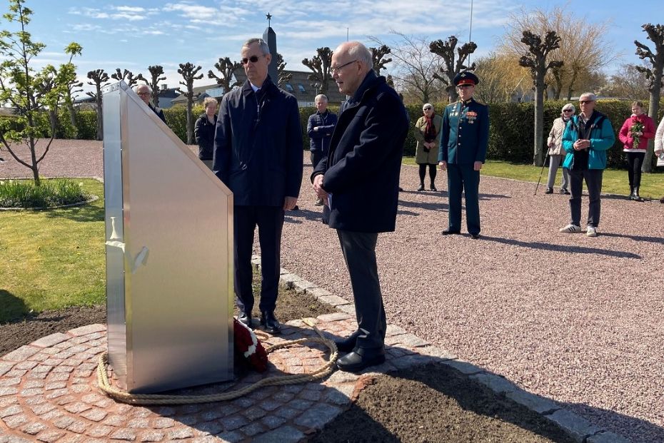 Nyt russisk mindesm�rke i Allinge