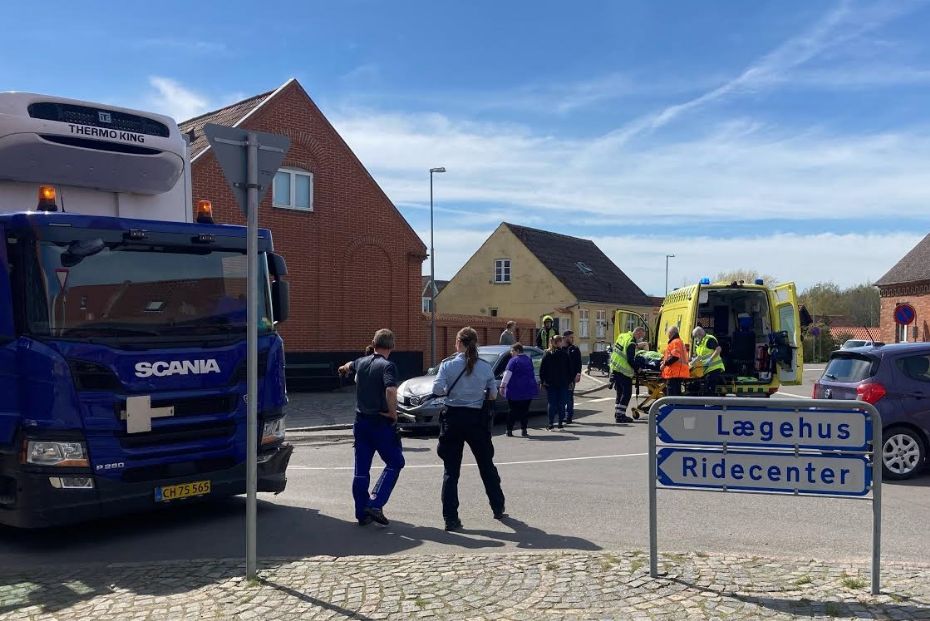 Trafikuheld i Aakirkeby