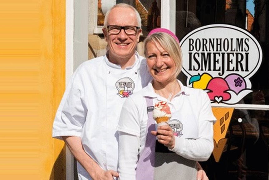 K�mpe v�kst for Bornholms Ismejeri