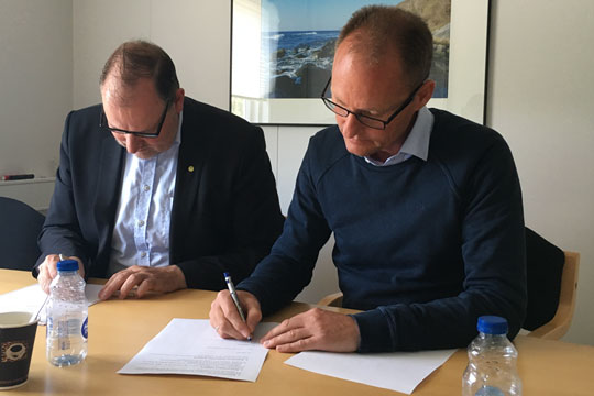 William Koch ny Falck-leder Bornholm