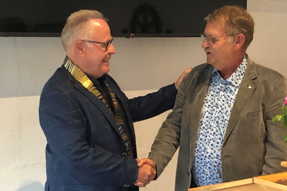 Pr�sidentskifte i Nex� Rotary Klub