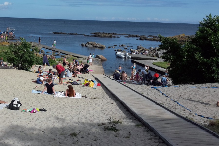 Badning frar�des ved Hullehavn