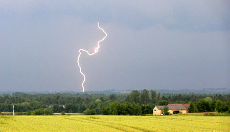 Mulighed for hagl og torden s�ndag