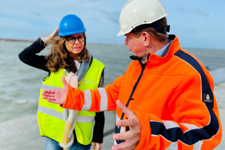 EU-politiker bes�gte R�nne Havn