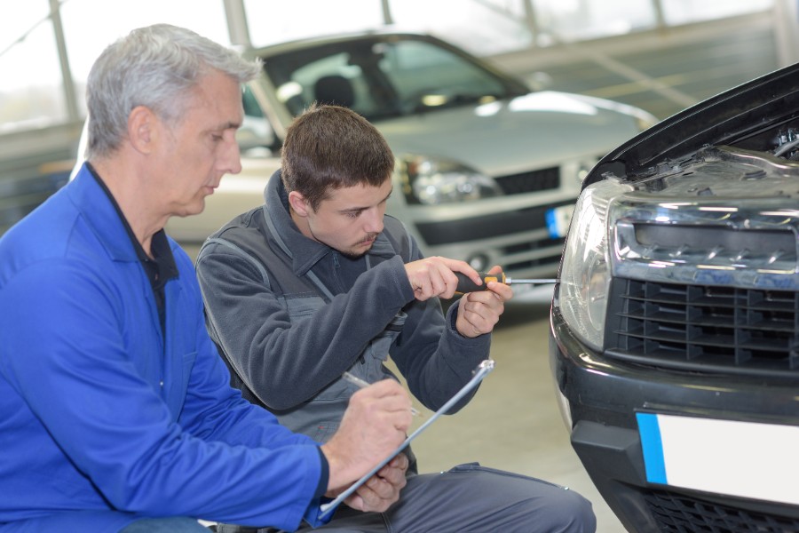 Invester i et vintereftersyn af bilen