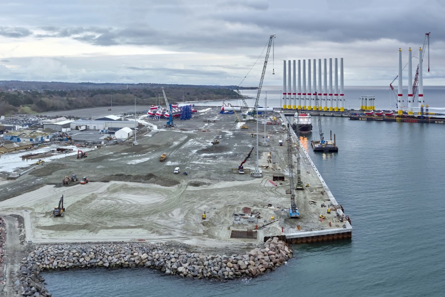 Entrepren�r f�rdig med 2. etape p� R�nne Havn