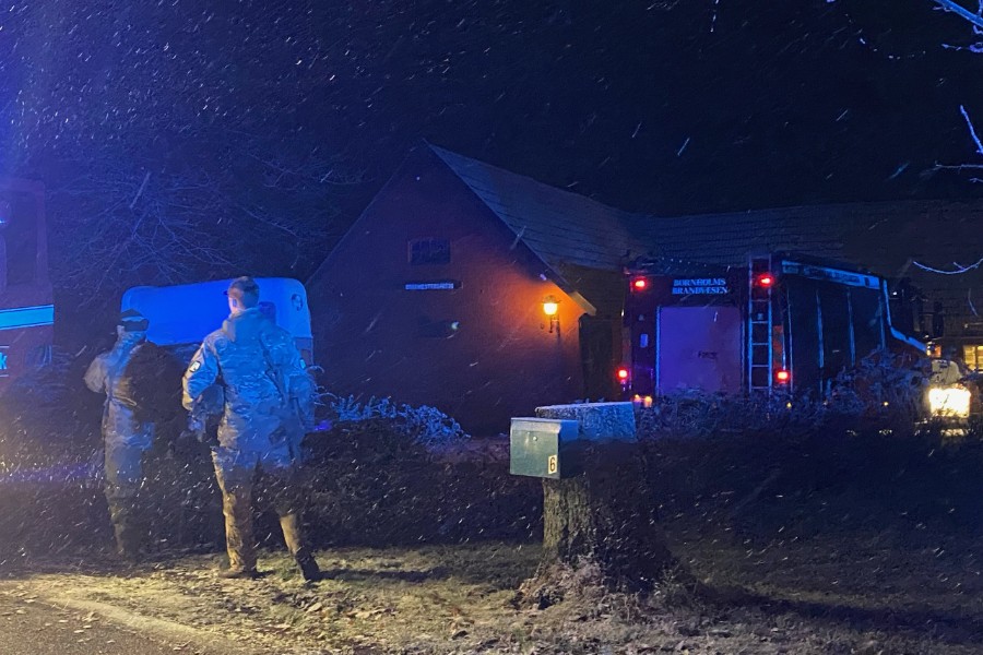 Brand i skorsten hurtigt slukket