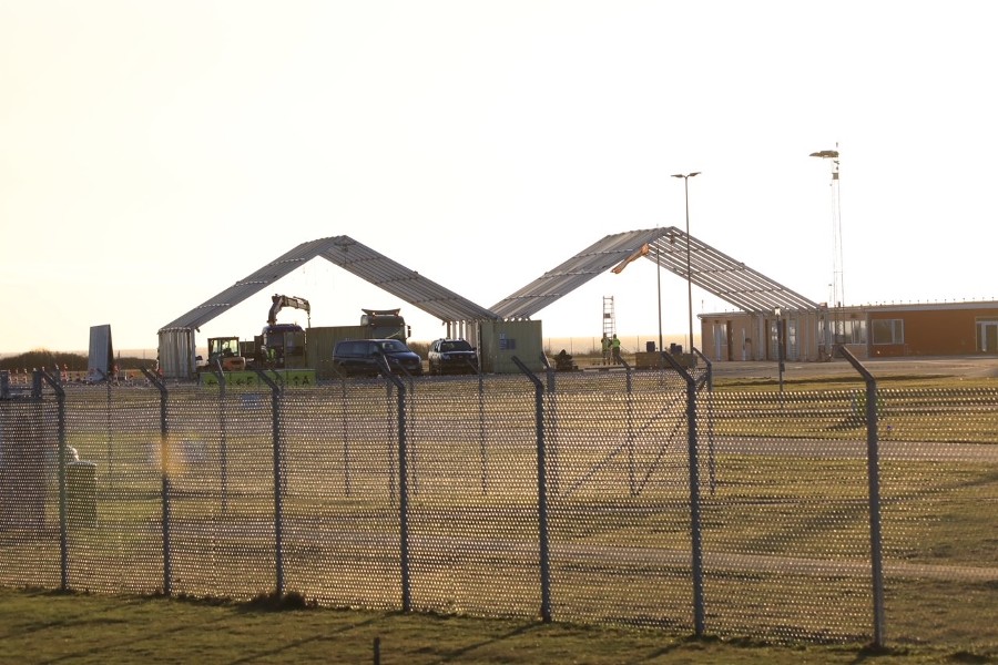 Lufthavn g�r klar til kampfly