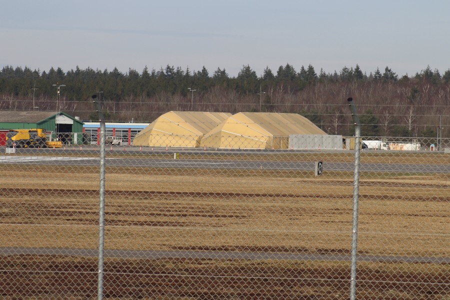 Lufthavnen klar til at modtage kampfly