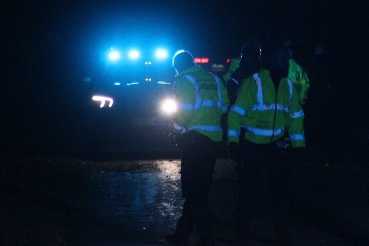 Bil k�rte ind i v�ltet tr� i Bodilsker