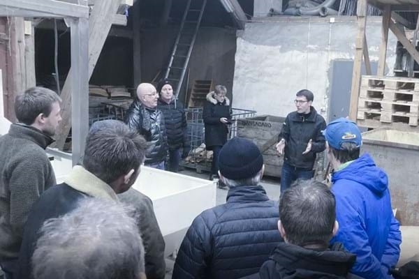 Landm�nd var p� studietur i Sverige