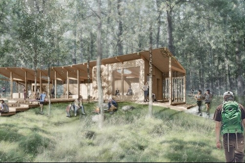 Fond st�tter trailcenter ved Rytterkn�gten