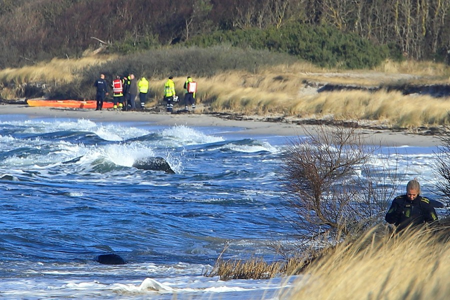 Redningsaktion ved R�nne