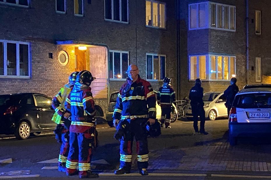Brand i lejlighed i Hafniahus i R�nne