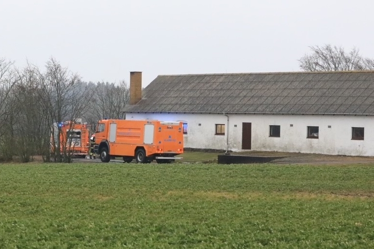 Brand i halmfyr p� g�rd i Olsker
