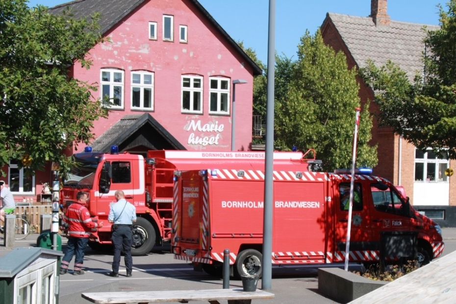 Frygt for brand i gammelt hotel