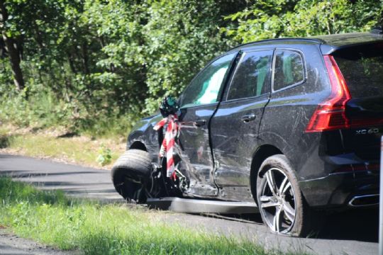 Slap fra frontalt uheld uden skader