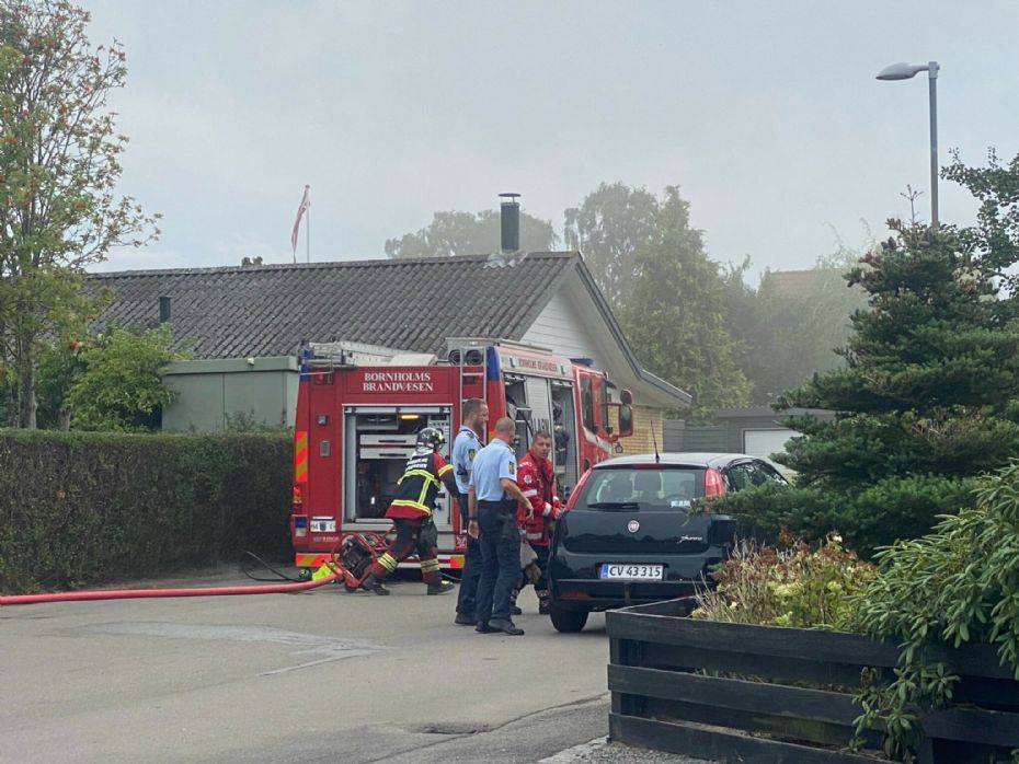 Politiet unders�ger villabrand