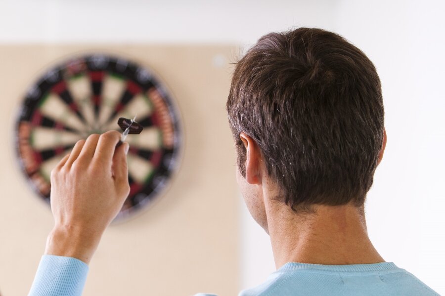 K�mpe dartst�vne i Haslehallen