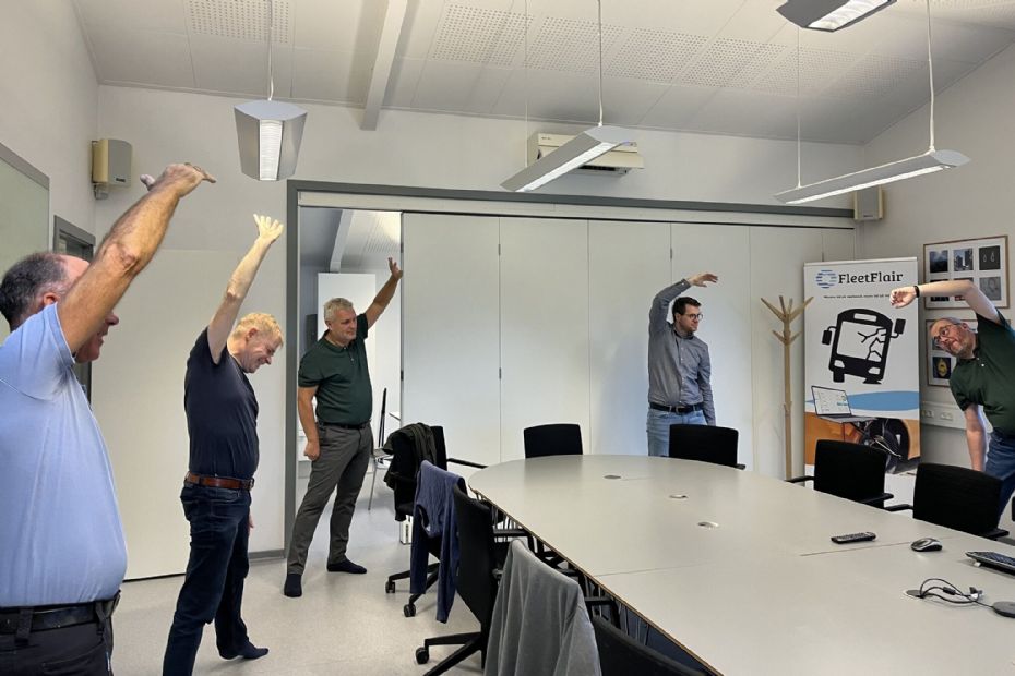 JF Data Service har morgenyoga for ansatte