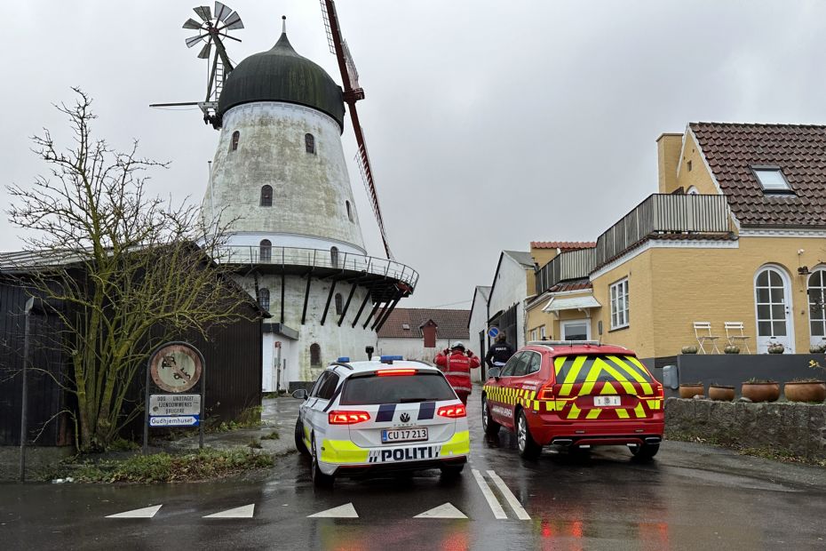 Vinge bl�st af Gudhjem M�lle