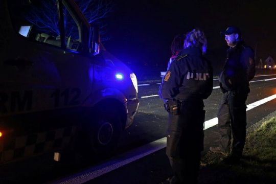 BAT-bus blev bl�st af vejen og ramte tr�