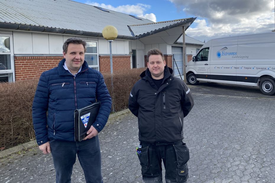 Ystr�m's Gulvbel�gning i nyt domicil