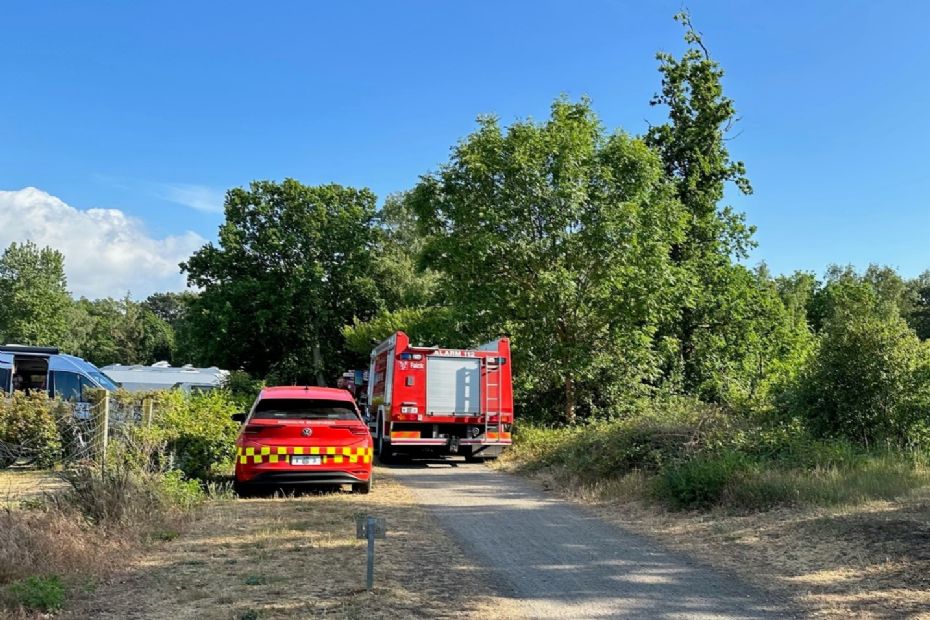 Skovbrand blussede op igen